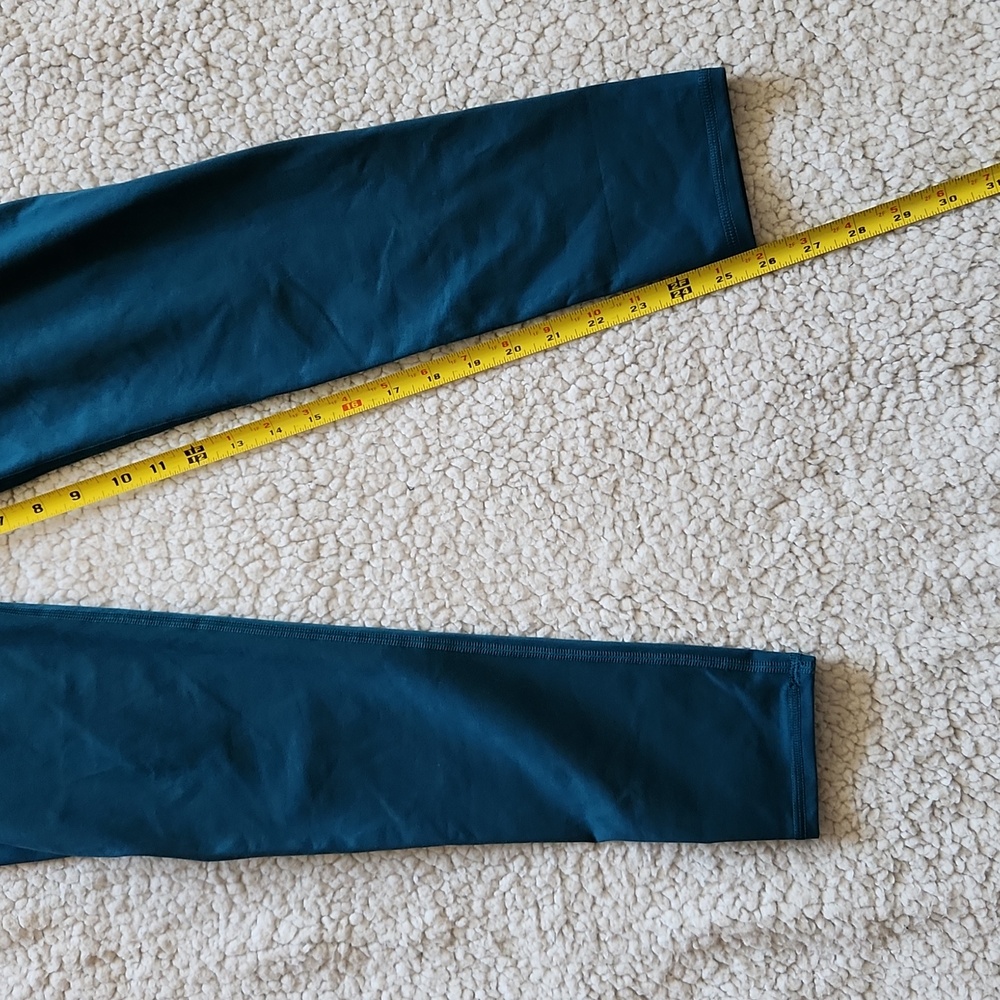 Fabletics Teal leggings full length activewear Women Sz M workout gym yoga - Picture 8 of 8